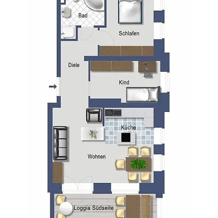 Palais Am Park - App Luxembourg - Corner No 1