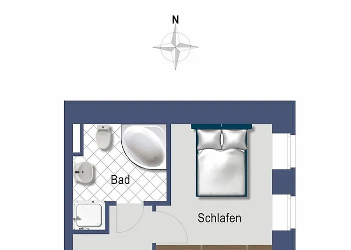 Ferienhaus Palais Am Park - App Luxembourg - Corner No 1 Ostseebad Kühlungsborn